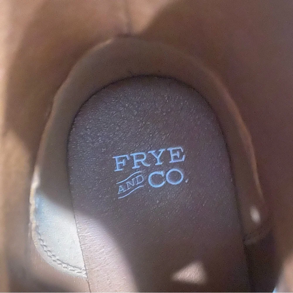 Frye And Co‎ Lace Up Boots Mullen Brush Brown Color Men Size 9.5